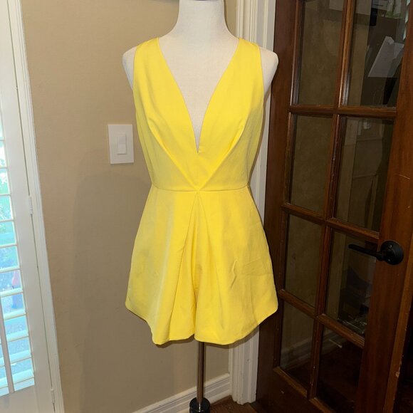 Do+Be Yellow Mini Dress M - Picture 1 of 5